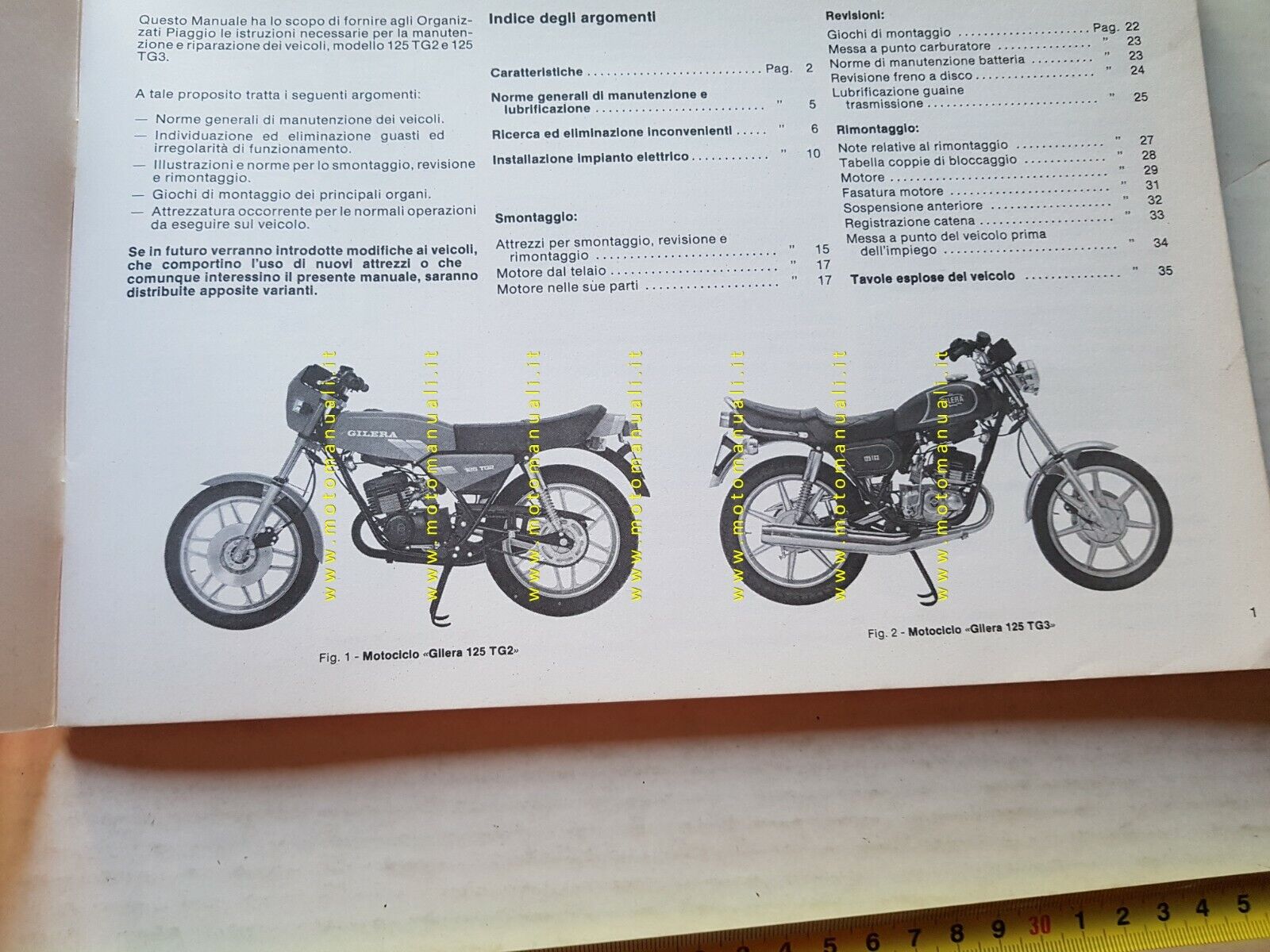 Workshop Manuals Gilera Tg Tg Manuale Officina Catalogo