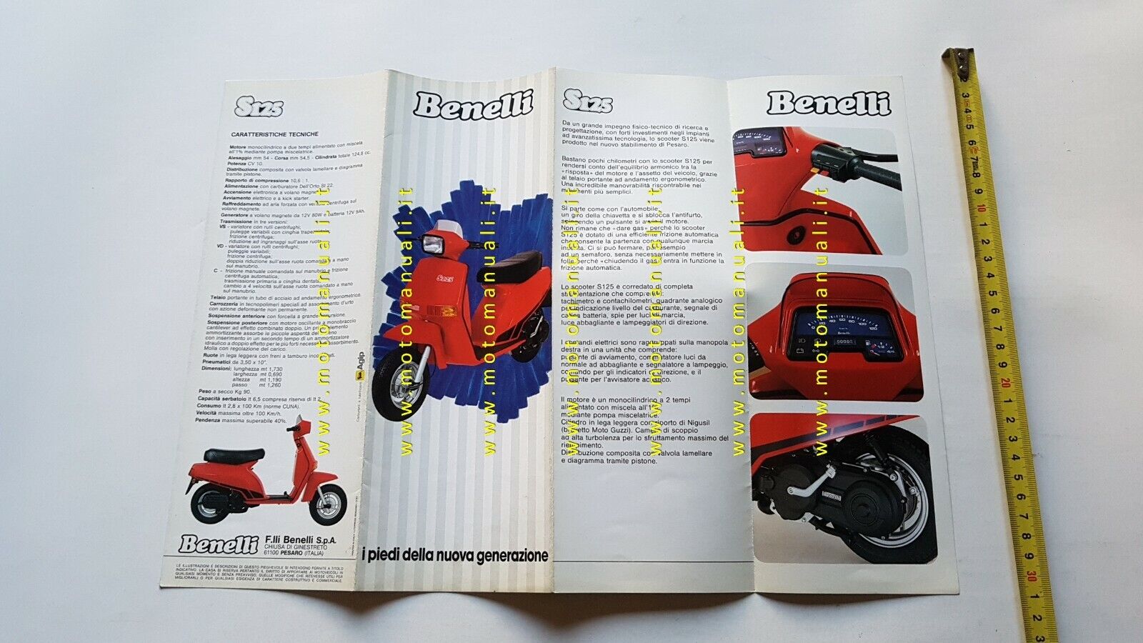 Depliant Benelli S Scooter Depliant Brochure Originale Italiano